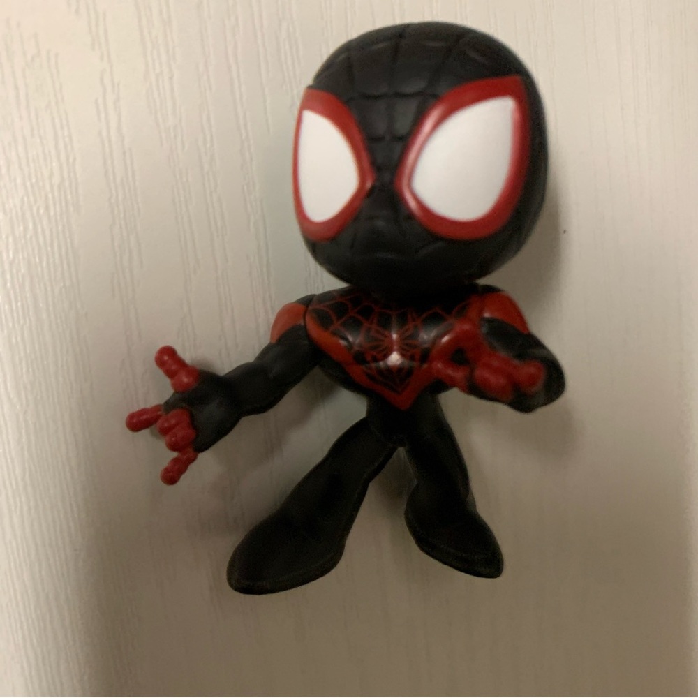 Miles Morales Heroic Web Crawler Action Figure - Black and Red